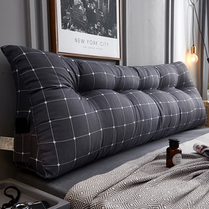 床头靠垫大靠背双人床上