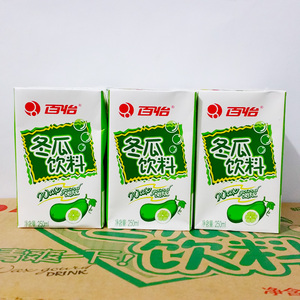 多省包邮正品百怡冬瓜饮料250ml24盒装清爽一下冬瓜茶饮料
