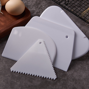 烘焙工具 和面基础工具 刮片 平刮板 食品级塑料梯形刮板 刮刀