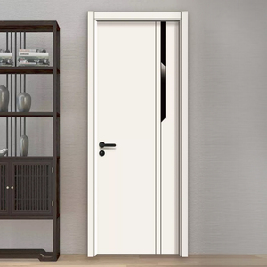 卧室门木门室内门实木复合房间门隔音套装门简约现代碳晶板门定制