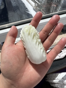 田园岫玉 玉白菜 手把件 高品质手工精雕 写实玉雕 蔬菜系列 把玩