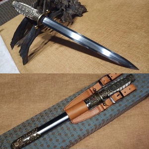 黄埔军校毕业留念中正剑 退役剑定制宝剑防身刀剑短剑龙剑未开刃