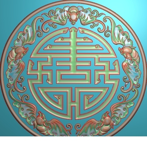 gj-47精雕图五福寿字 蝙蝠圆 有线jpg