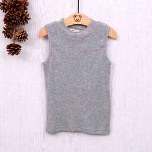 尚系列品牌童装宝宝纯棉背心夏季新款儿童时尚无袖t恤衫百搭潮童