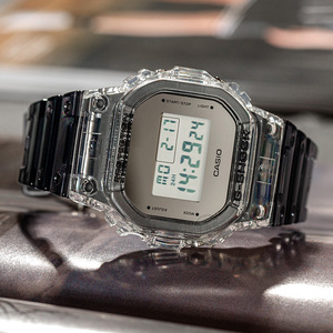 卡西欧手表男gshock冰韧系列石英方形运动小方块男表dw-5600sk-1d