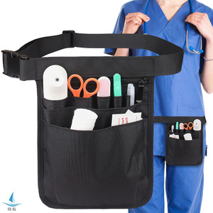 护士腰包医护用品便携收纳包大容量耐磨尼龙布包多口袋医疗工具包