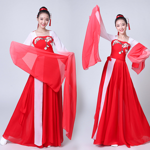 古典舞演出服女飘逸2023新款中国风凉凉舞蹈红昭愿古装水袖舞服装
