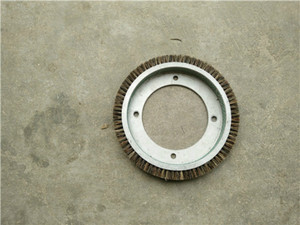 定型机毛刷轮力根压边毛刷台湾家豪毛刷门富士纺织环形圆形猪鬃刷