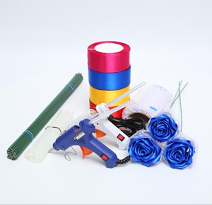 丝带绸缎带4cm厘米宽彩带布礼品包装饰盒手工diy玫瑰花束制作材料