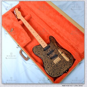 现货打折芬德fender芬达 010-8602 老款金花 黄贯中御用 电吉他