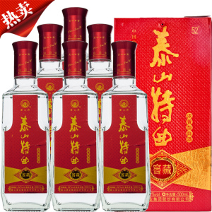泰山特曲窖藏52度浓香型白酒500mlx6整箱小窖佳酿泰山酒