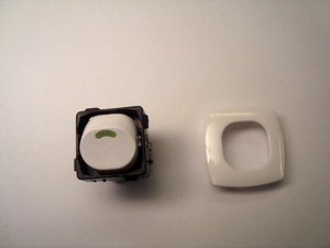 床头控制板按钮开关老式一位指甲小开关宾馆酒店单开双控拇指开关