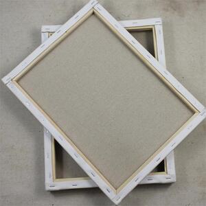 成品油画框定做 进口雨露麻油画布框 细中粗纹雨露麻油画布板定制