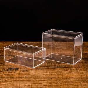 高透明长方形塑料透明盒子亚克力礼品礼物包装样品标本展示水晶盒