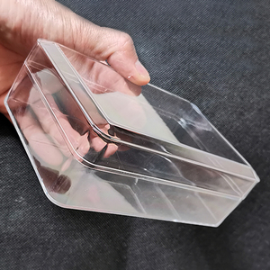 欧式长方形塑料盒ps带盖透明盒甜品食品饼干茶叶干果包装水晶盒子
