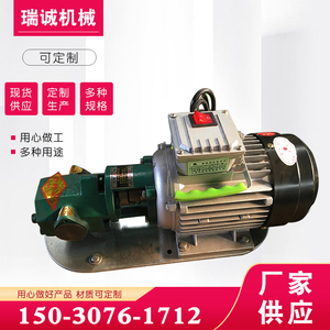 WCB便携式手提泵  齿轮泵机油泵电动wcb手提泵小型柴油卸油泵定制