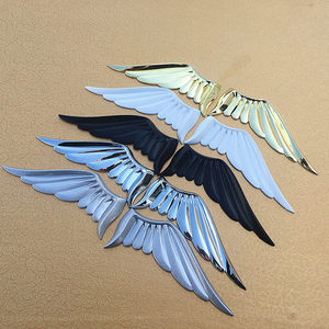 个性立体翅膀金属车贴 天使之翼翅膀金属车标贴 车身装饰贴尾标贴
