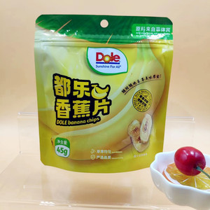 Dole都乐香蕉片 水果脆片 休闲零食 即食美味 45g/袋 包邮