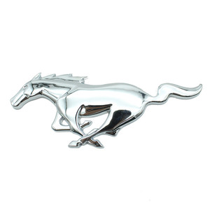 00私鸿汽车用品店淘宝新款后尾标车头标 标志野马gt中网标 福特野马