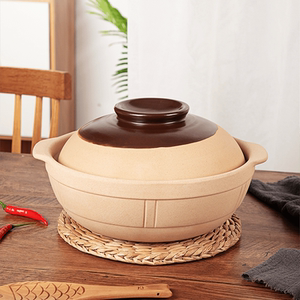 陶瓷无釉土砂锅家用燃煤气灶专用老式沙锅商用煲仔饭干烧煲汤炖锅