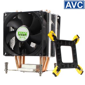 AVC 4铜管CPU散热器1366双路服务器1700X58 X79 2011CPU风扇1155