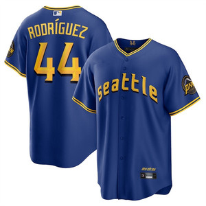 西雅图水手队 Seattle mariners 男士 44# Rooriguez 棒球服球衣