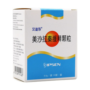 5/盒】艾迪莎 美沙拉秦缓释颗粒剂500mg*10袋 溃疡性结肠炎 美沙拉嗪