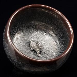 李甲栈建盏纯银