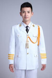 海军男款长袖成人军人制服军礼服仪仗队服装军装海军表演服