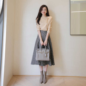 春装温柔系职场轻熟风女装两件套淑女气质穿搭女神范套装裙子春季