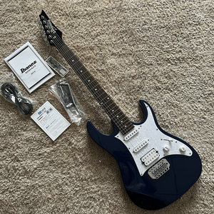 正品行货 ibanez 依班娜 艾宾斯 grx140 电吉他单摇蓝色初学入门