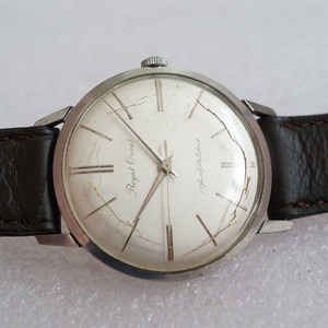 皇家东方 royal orient 17钻男士手卷机械表