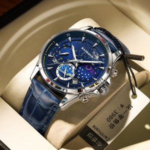 瑞士梵高星空手表男士机械正品十大学生潮流品牌夜光防水男款名牌