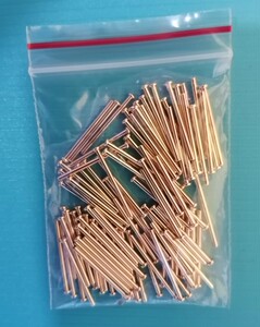 模块电源针脚  引脚 引针镀金  1.0mm*17.0mm*1.8mm    100只/包