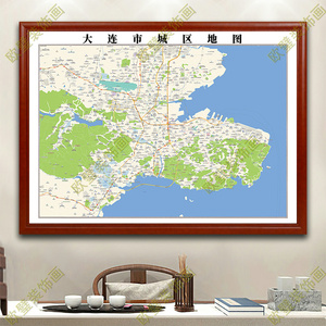 大连市街道地图