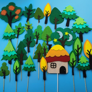 00摩托艇淘宝恐龙蛋糕装饰摆件儿童男孩森林生日主题椰树栅栏摆件