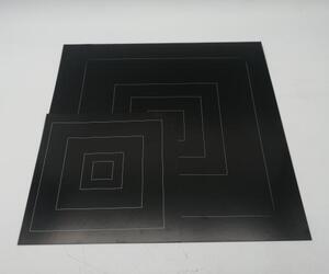 厂家直销激光打标调试相纸视觉定位比例调光校正黑色测光斑测试纸