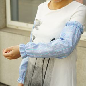 宽松加肥长款纯棉袖套女 夏季防晒办公日用韩版护手臂套袖