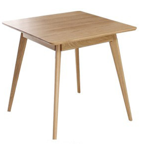 北欧白橡木方桌实木餐桌简约小户型咖啡休闲小方桌