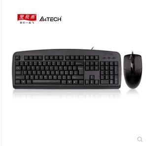 双飞燕KB-9620F 防水光电套装 网吧办公家用键盘 免双击鼠标