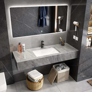 洗漱台组合柜台下盆