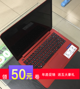 二手asus/华硕e402m 超薄二手14寸四核带固态硬盘手提笔记本电脑