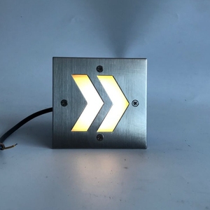 105mm箭头指示led全铝压铸台阶墙脚灯坡道灯车库灯暗装过道墙脚灯