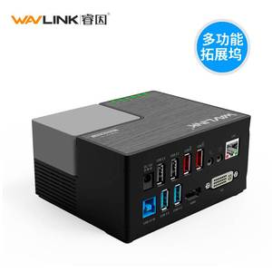 0转dvi hdmi扩展坞笔记本外置显卡千兆网卡集线器