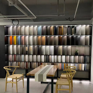 全屋定制色板展示架橱柜门板家具色板支架斜放亚克力生态板展示架