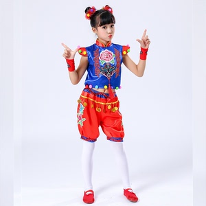 姐妹淘时尚衣店淘宝新款梦娃吉祥娃娃演出服我的梦中国梦幼儿童表演