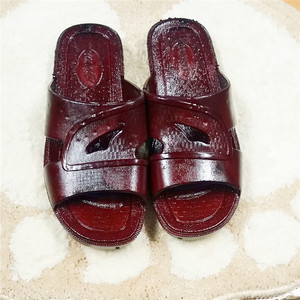 油拖男夏季露趾耐磨沙滩鞋家居浴室洗澡防滑凉拖鞋休闲一字胶拖鞋