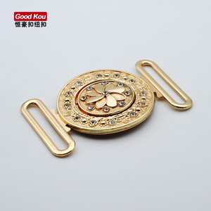 hhk026金属镶钻圆形对扣腰带装饰扣大衣扣服装配件金属配件腰带扣
