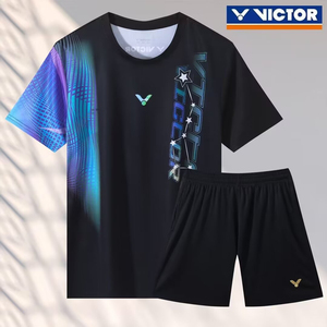 2024新品羽毛球服男女款夏季短袖速干运动T恤可定制名字