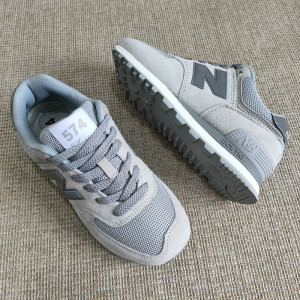 秋冬正品新百伦574元祖灰反光女鞋韩国ins百搭潮学生bf情侣运动鞋